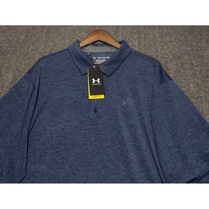 Under armour The playoff polo shirt mens blue size 3XL new golf performance